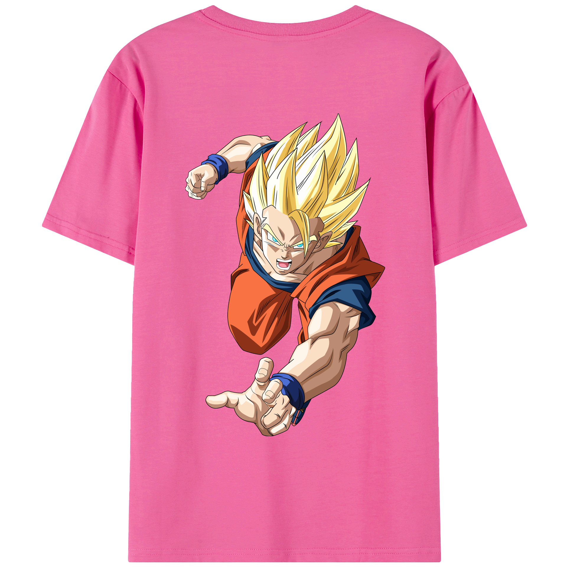 （画像用） ドラゴンボール 孫 悟飯（そんごはん）DRAGON BALL Son Gohan レディース半袖Tシャツ(バックプリント)